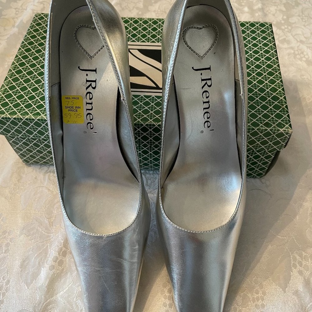 J Renee Silver Shoes